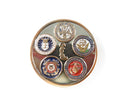 6th Annual Uwharrie Veterans Day Ride Challenge Coin 2016 North Carolina Off Road Jeeps Battlefield Cross Military Seals 1 1/2 Inch
