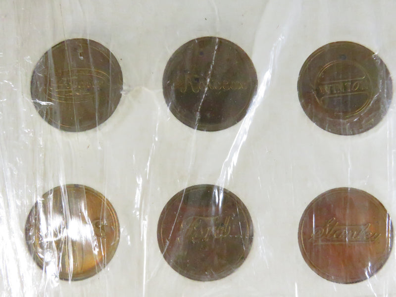 The Franklin Mint Antique Car Coin Collection Series 1 Bronze Medals - 25 Piece Set