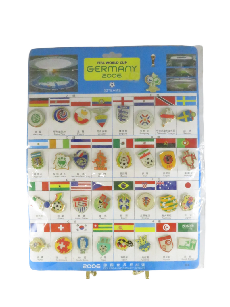 2006 Germany FIFA World Cup Team Pins