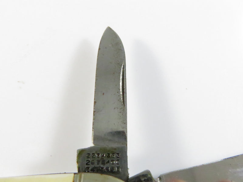 Vintage Imperial Draper Felt Advertising 2-Blade Pocket Knife - 3 1/2"