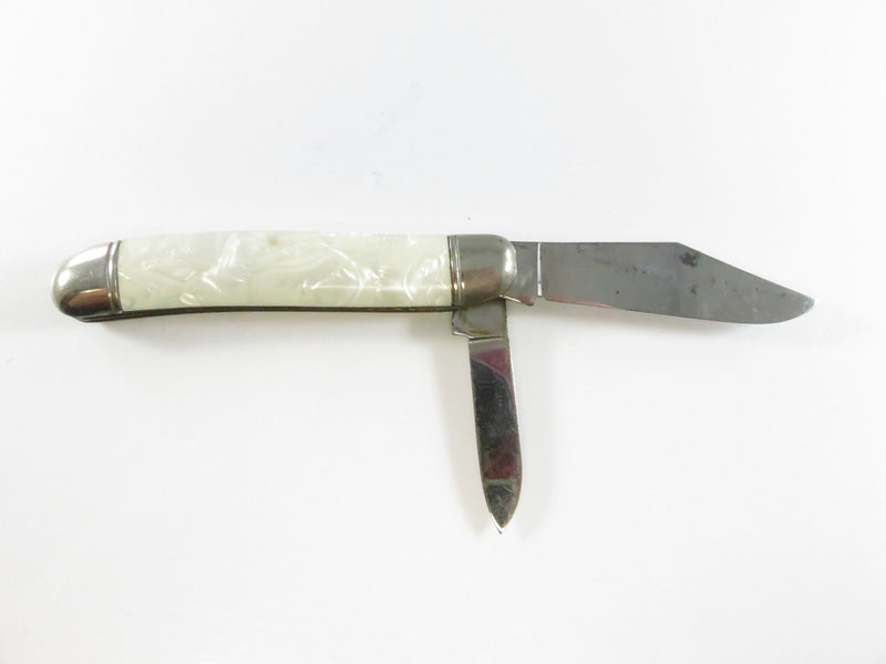 Vintage Imperial Draper Felt Advertising 2-Blade Pocket Knife - 3 1/2"