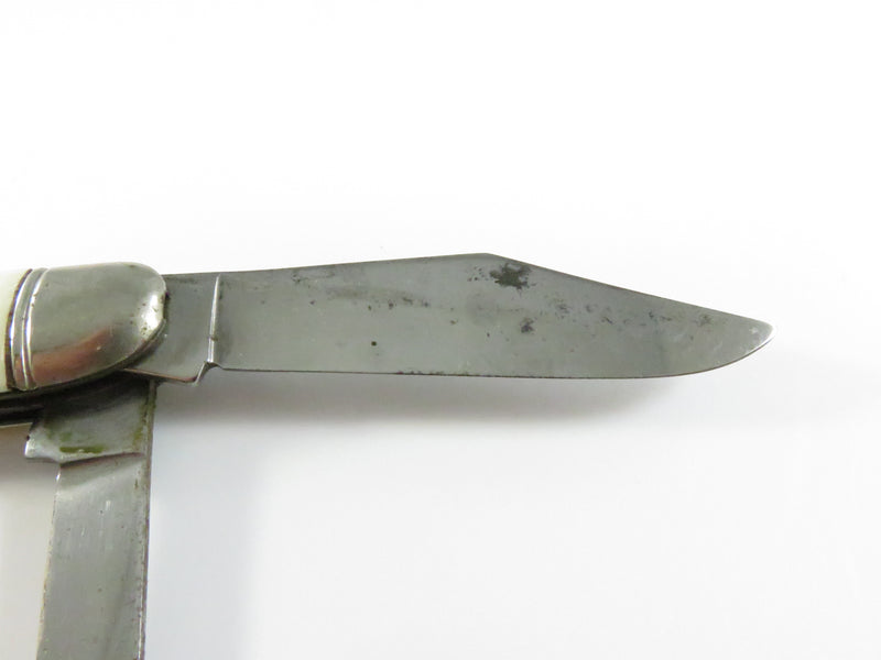 Vintage Imperial Draper Felt Advertising 2-Blade Pocket Knife - 3 1/2"