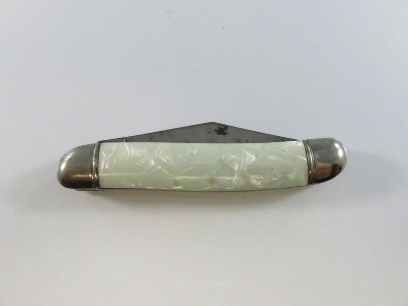 Vintage Imperial Draper Felt Advertising 2-Blade Pocket Knife - 3 1/2"