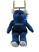 Salvino’s Bammers 2001 Chevrolet Blue & White Bean Bag Bear - 9" — front view