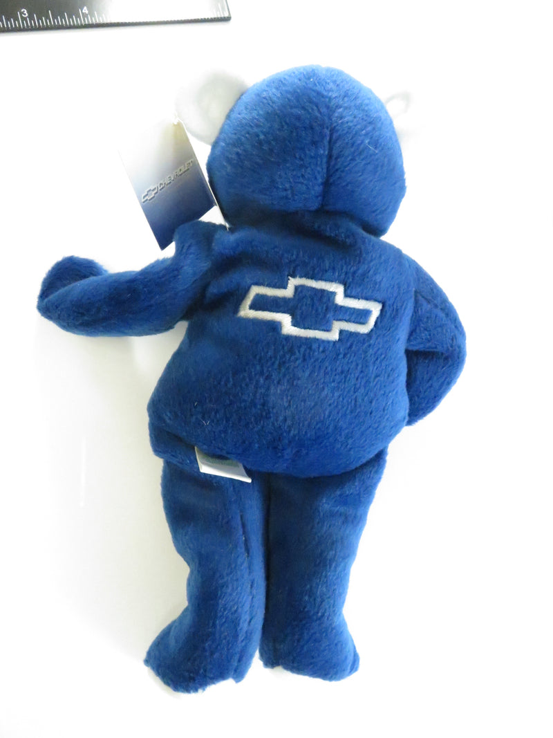 Salvino’s Bammers 2001 Chevrolet Blue & White Bean Bag Bear - 9"
