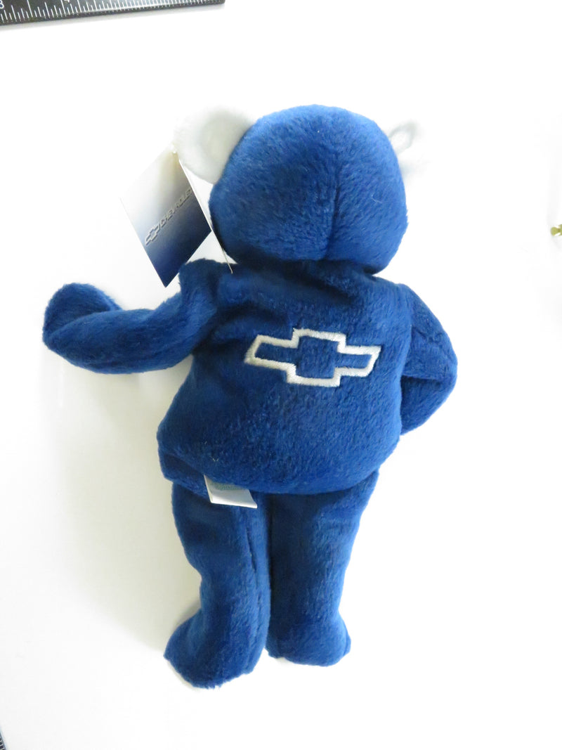 Salvino’s Bammers 2001 Chevrolet Blue & White Bean Bag Bear - 9"