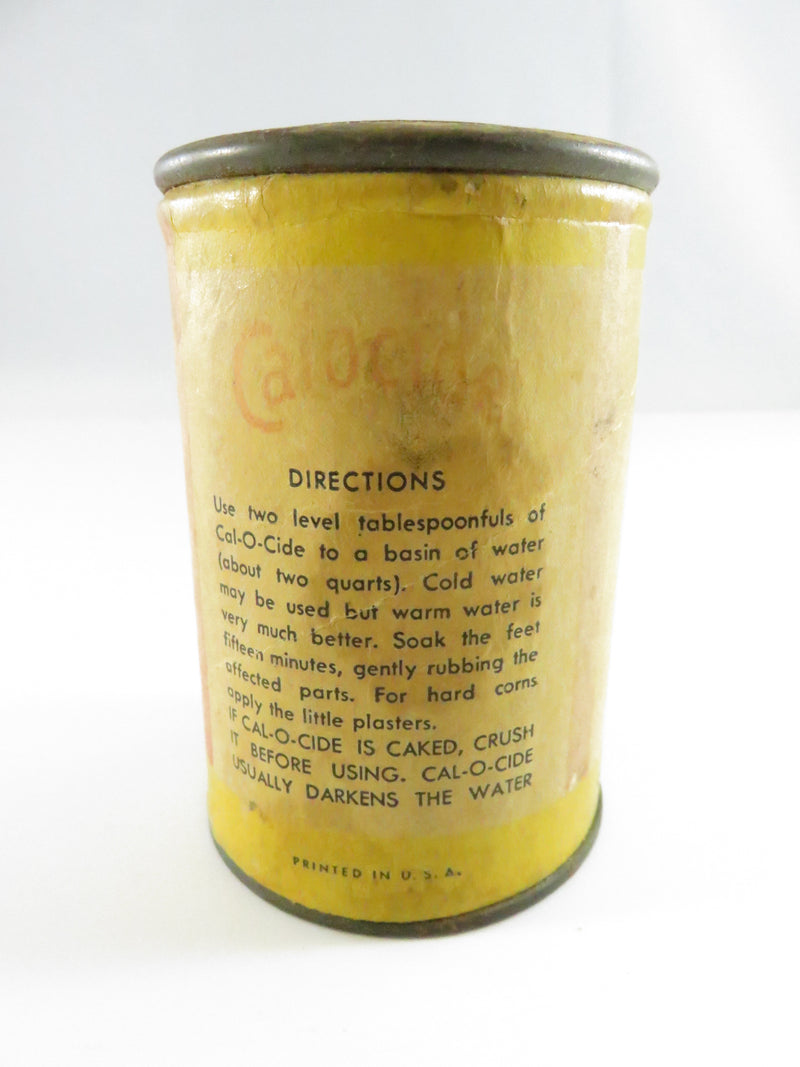 Antique Calocide Foot Powder Tin – Patent Medicine Display Can, Chicago IL