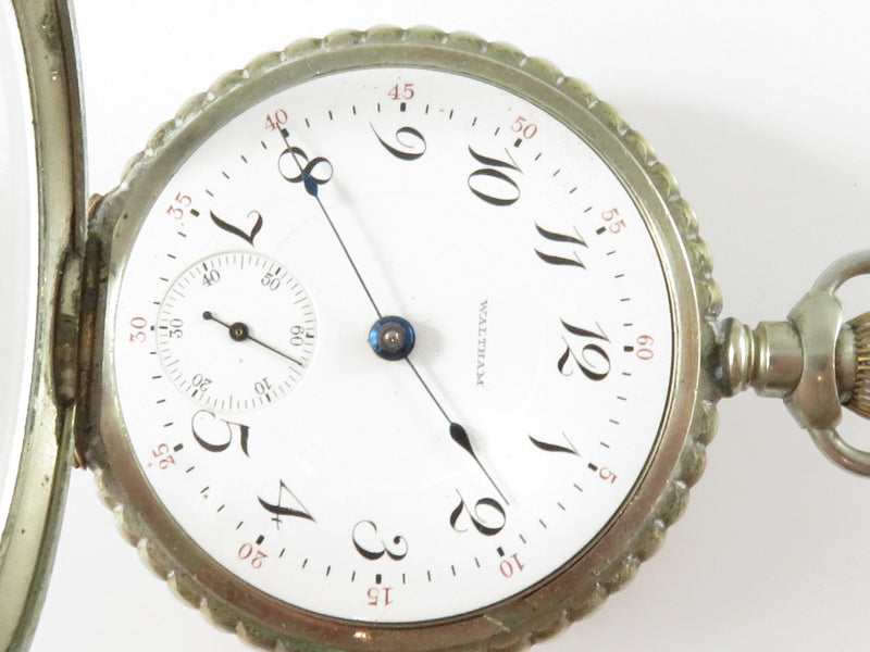 c1904 Waltham 18s Pocket Watch Model 1883 17j Grade 825 Open Face For Repair
