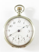 c1904 Waltham 18s Pocket Watch Model 1883 17j Grade 825 Open Face For Repair