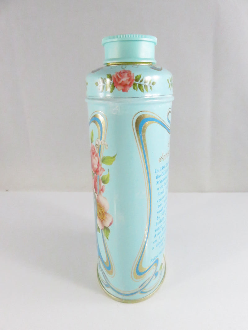 Avon California Perfume Co. 1977 Trailing Arbutus Perfumed Talc Tin w/ Box