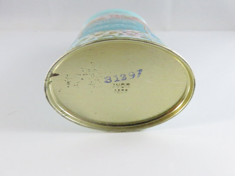 Avon California Perfume Co. 1977 Trailing Arbutus Perfumed Talc Tin w/ Box