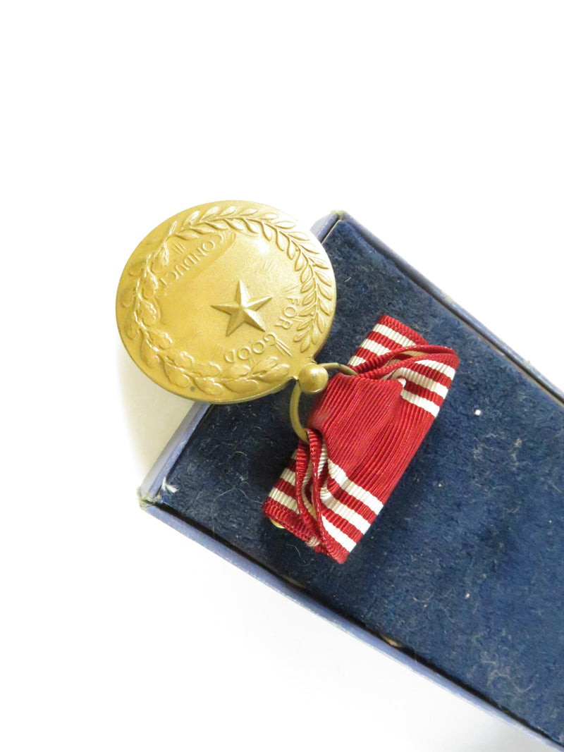 WWII 1944 United States Army Good Conduct Medal in Original Box