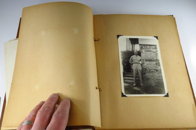 WW2 Era Newspaper Clippings Photo Scrap Book Galax VA Scrap Book