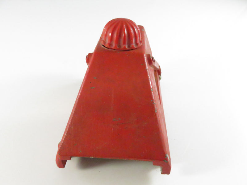 Vintage Lionel 260 Illuminated Train Track Bumper Red Die-Cast - 1 1/2" High