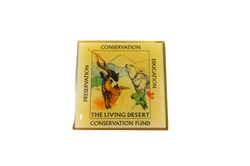 Conservation Fund Environmental Hat Collar Vest Pinback The Living Desert — front view