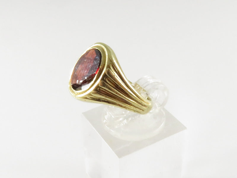 Antique Edwardian Finger Ring 14K Gold Bezel Set for Restoration 6.6 Grams Size