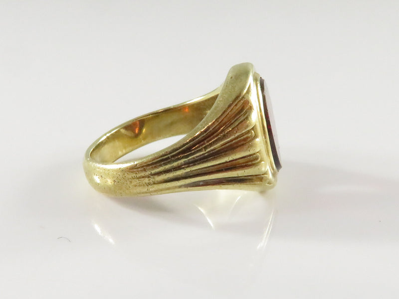 Antique Edwardian Finger Ring 14K Gold Bezel Set for Restoration 6.6 Grams Size