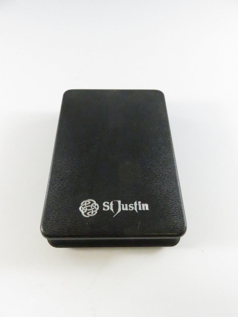 Celtic Knot Pewter Brooch by St Justin with Original Box - 1 1/2"