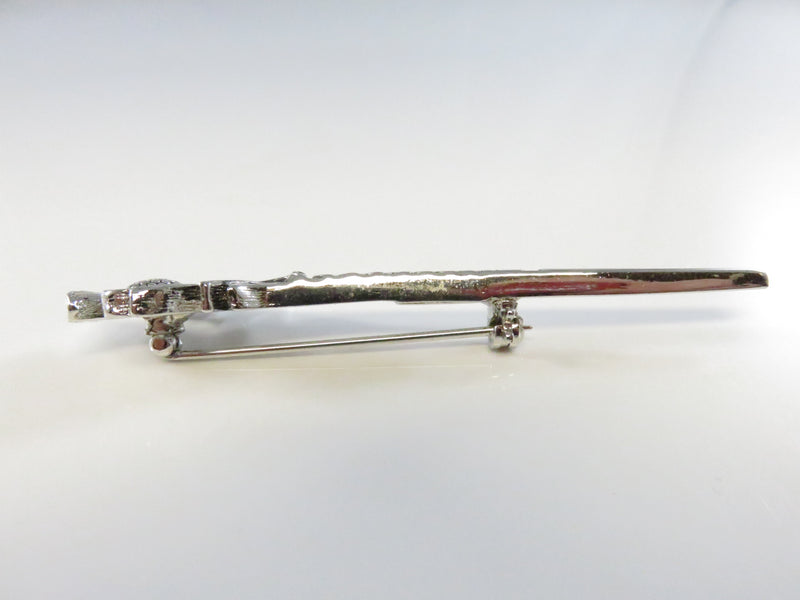 St Justin Pewter Scottish Thistle Kilt Pin Brooch - 1 3/4"