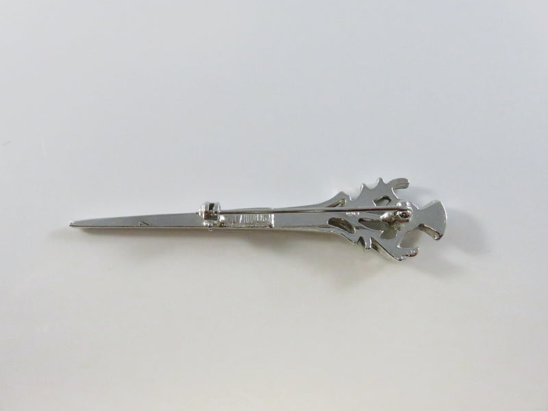 St Justin Pewter Scottish Thistle Kilt Pin Brooch - 1 3/4"