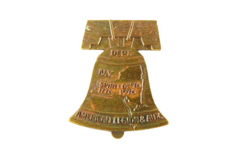 American Legion & Aux Liberty Bell 1776-1976 Commemorative Pinback