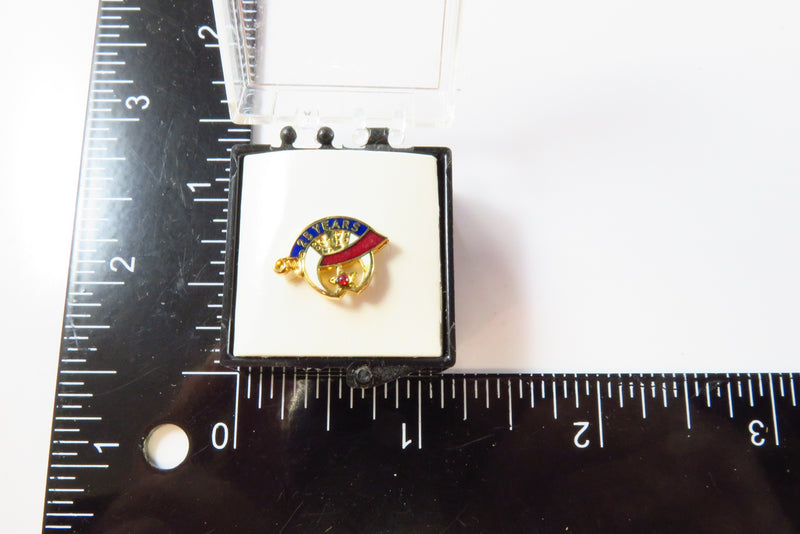 Shriners 25 Years of Service Lapel Pin Crescent and Scimitar
