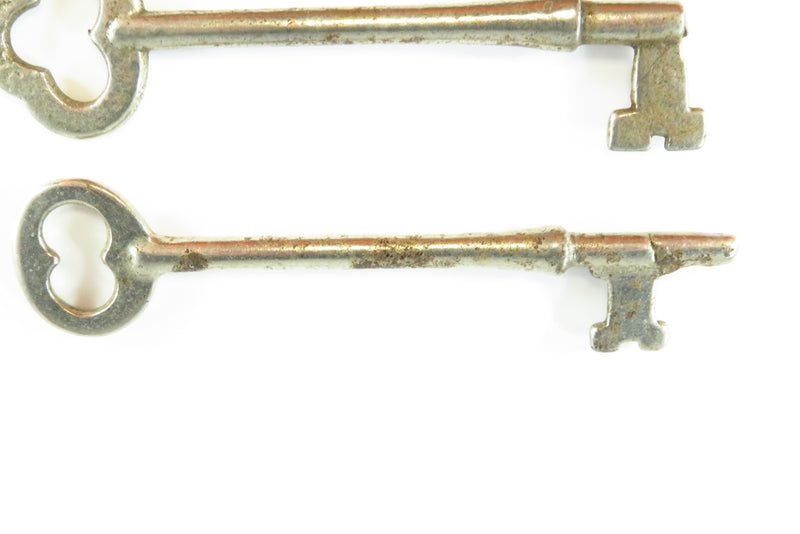 Grouping of 3 Antique Style Skeleton Keys 1 Marked Japan