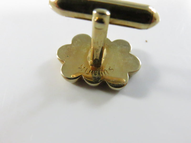 Vintage Swank Gold Tone Clustered Circle Honey Cone Cufflinks Mid Century