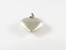 Vintage Sterling Silver Puffy Heart Charm 14mm x 18mm 1.8g product image for Just Stuff I Sell, clear front view, neutral background, original listing photo, optimized descriptive alt text, centered composition variant 3
