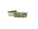 Vintage Soap Box Derby 30 Year Commemorative Tie Bar Gold Tone by Robbins Co — Gold — front view