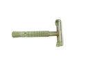 Vintage 1955 A1 Gillette Double Edge TTO Safety Razor Made in USA - 3 1/4" — front view