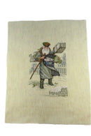 Medium Completed Old Father Christmas Victorian Style Needlepoint Canvas product image for Just Stuff I Sell, clear front view, neutral background, original listing photo, optimized descriptive alt text, centered composition