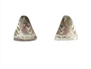 Sterling Silver Triangle Shaped Navajo Style Earrings Mexico Sterling TP-54