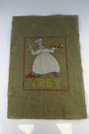 Small Completed Cheg Trey Chef Themed Needlepoint Canvas 13" x 9" product image for Just Stuff I Sell, clear front view, neutral background, original listing photo, optimized descriptive alt text, centered composition variant 4