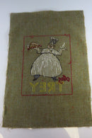 Small Completed Cheg Trey Chef Themed Needlepoint Canvas 13" x 9" product image for Just Stuff I Sell, clear front view, neutral background, original listing photo, optimized descriptive alt text, centered composition variant 6