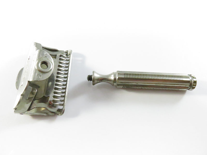 GEM 1912 Patent Single Edge Safety Razor Travel Brooklyn NY - 3 3/8"