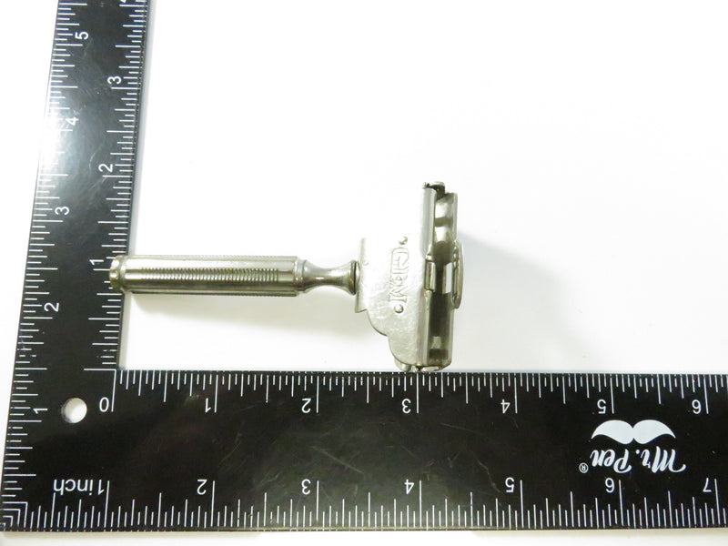 GEM 1912 Patent Single Edge Safety Razor Travel Brooklyn NY - 3 3/8"