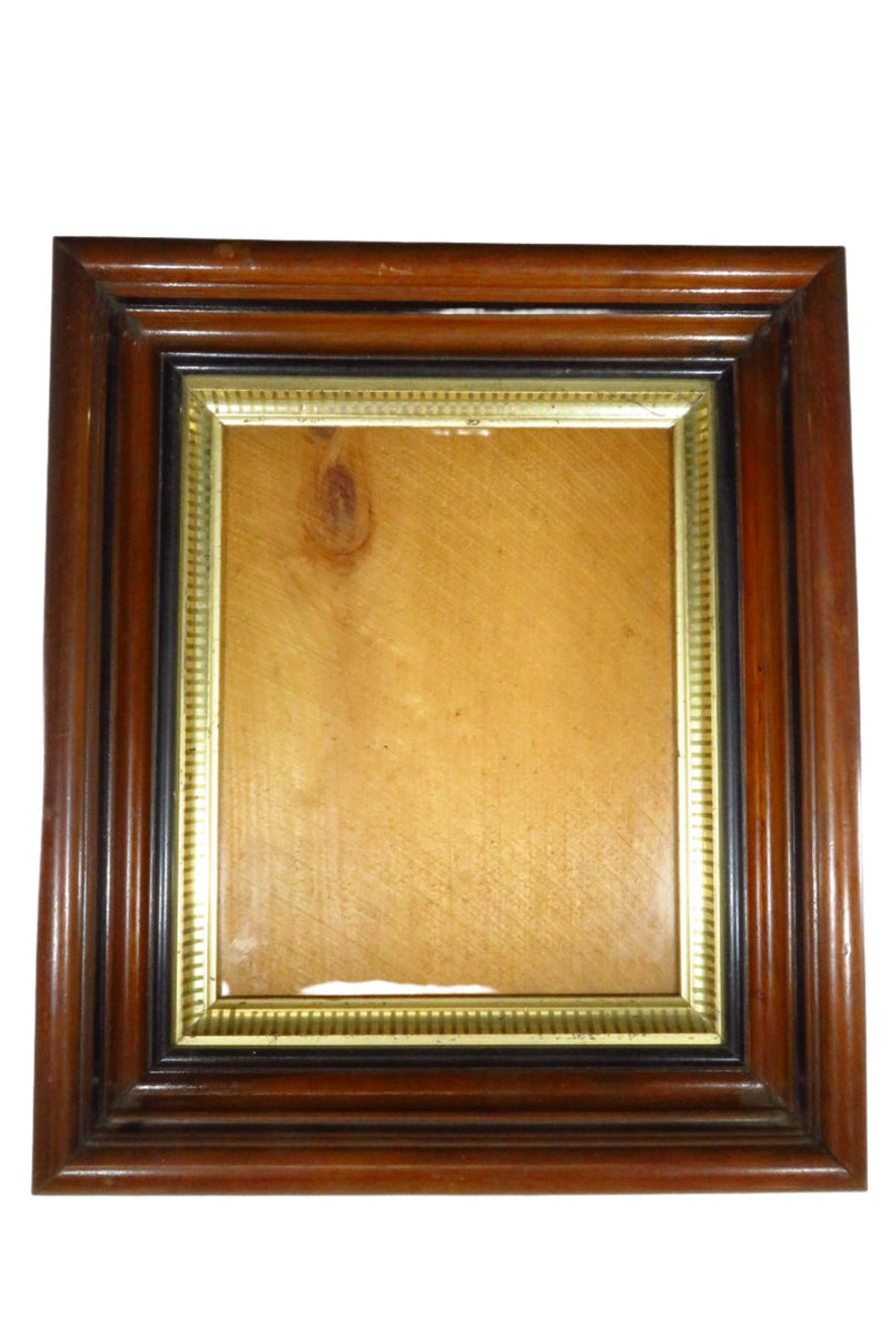 Antique Victorian Gilt Wood Deep Well Frame Fits 8x10 Showing Wear