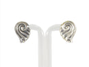 Vintage Sterling Silver Spiral Shell Screw Back Earrings A Symbol of Rebirth and — Jewelry & Watches:Vintage & Antique Jewelr