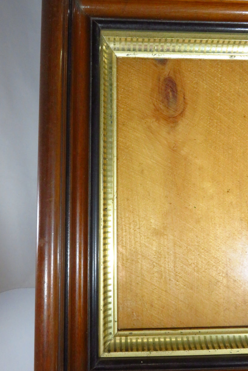 Antique Victorian Gilt Wood Deep Well Frame Fits 8x10 Showing Wear