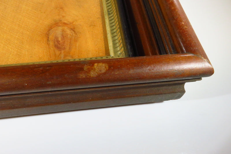 Antique Victorian Gilt Wood Deep Well Frame Fits 8x10 Showing Wear