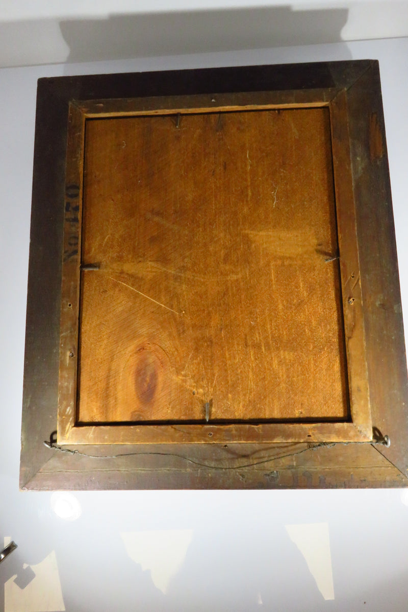 Antique Victorian Gilt Wood Deep Well Frame Fits 8x10 Showing Wear