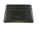 Alicia Klein leather ID credit card holder Lowe’s logo wallet — 4 1/2" x 2 7/8" — front view