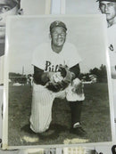 J.D. McCarthy Vintage Baseball Photo Lot of 5 Philadelphia Phillies Atlanta Braves Greg Luzinski Felix Millan Black White 8x10 Prints