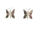 Sterling Butterfly Screw Back Earrings with Abalone Shell: A Beautiful Symbol of Transformation