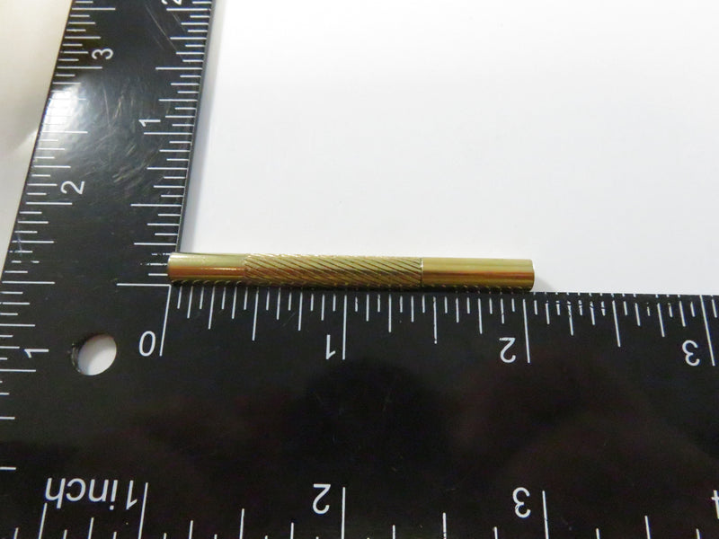 Vintage Brass Pocket Scribe Tool with Screw Cap - 2"