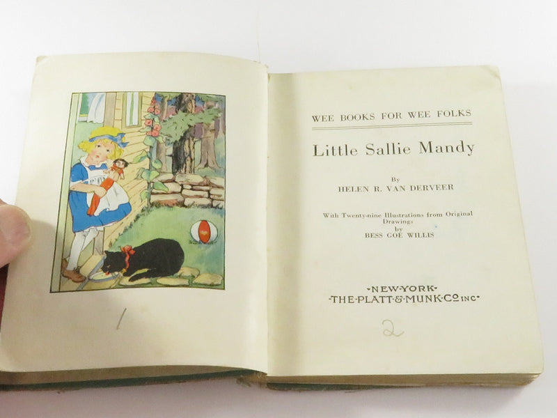 1935 Little Sallie Mandy by Helen R Van Derveer Platt & Monk Co Children's Book