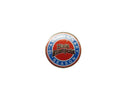 Dixie Stampede 10th Anniversary Season Collectible Pinback Lapel Pin — Gold, Silver — front view