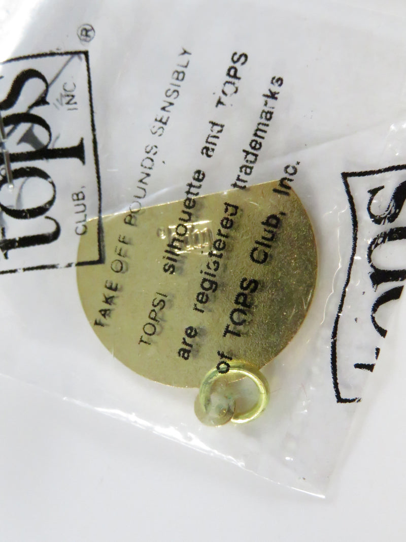 Vintage Climb Every Mountain TOPS Club Enamel Charm Pendant NOS