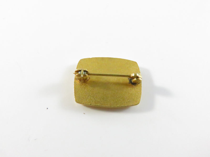 VICA Vocational Industrial Clubs of America pinback lapel pin, gold tone emblem